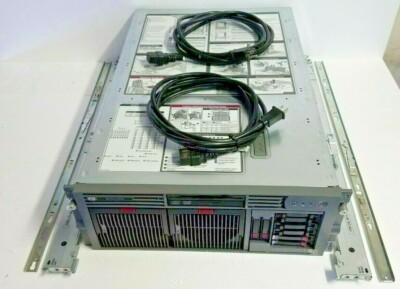 HP Proliant DL585 AMD 4x2.6GHz 24MB Ram No HDD's G1 w/ Rails and 2 Power Cables