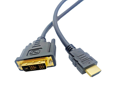 3 Ft. HDMI to DVI Digital Cable, Male to Male, 28 AWG