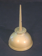 Gold Colored Vintage Eagle Thumb Oil Can. Made in USA 6-3/8" Tall