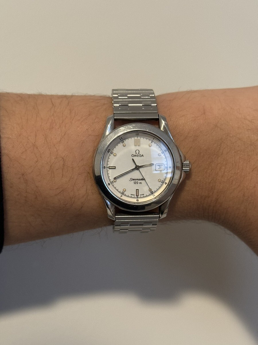 コリアグランドセール 2025 Men's White 120 Seamaster OMEGA Watch Quartz 2511.20.00 - その他