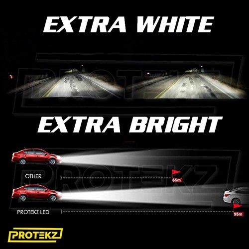 H13 LED Bulbs 6000K Extremely Super Bright 9008 CSP Chips Xenon White High&Low - Picture 4 of 12
