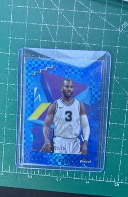 2024-25 Topps Finest - Uncommon Chris Paul, Chris Paul #185 Blue X-Fractor /75