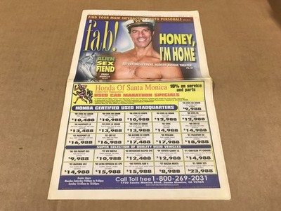 Vintage Y2k Fab! Bi-Weekly Newspaper - Issue #203 - March 28, 2003