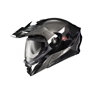 #ad #ad ScorpionEXO Exo AT960 Modular Helmet Topographic Black White Large 96 1025 $216.40