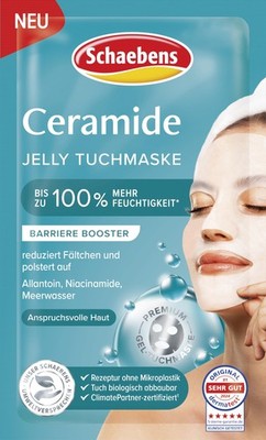 Ceramide Jelly Tuchmaske  Barriere Booster für anspruchsvolle Haut, reduziert...