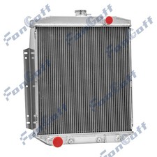 3 Rows Aluminum Radiator For 1954 1955 1956 Ford Fairline Country Squire V8 .