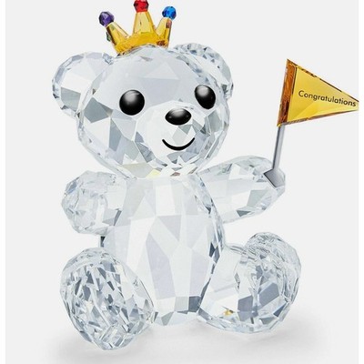 Swarovski Kris Bear  Congratulations Figurine New