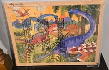 Lelissa  Doug Dinosaurs Wooden Jigsaw Puzzle 24 pieces