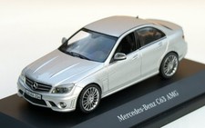 Mercedes C-Klasse C63 AMG W204 Bj. 2007-2011, silbermetallic, Schuco im M. 1:43