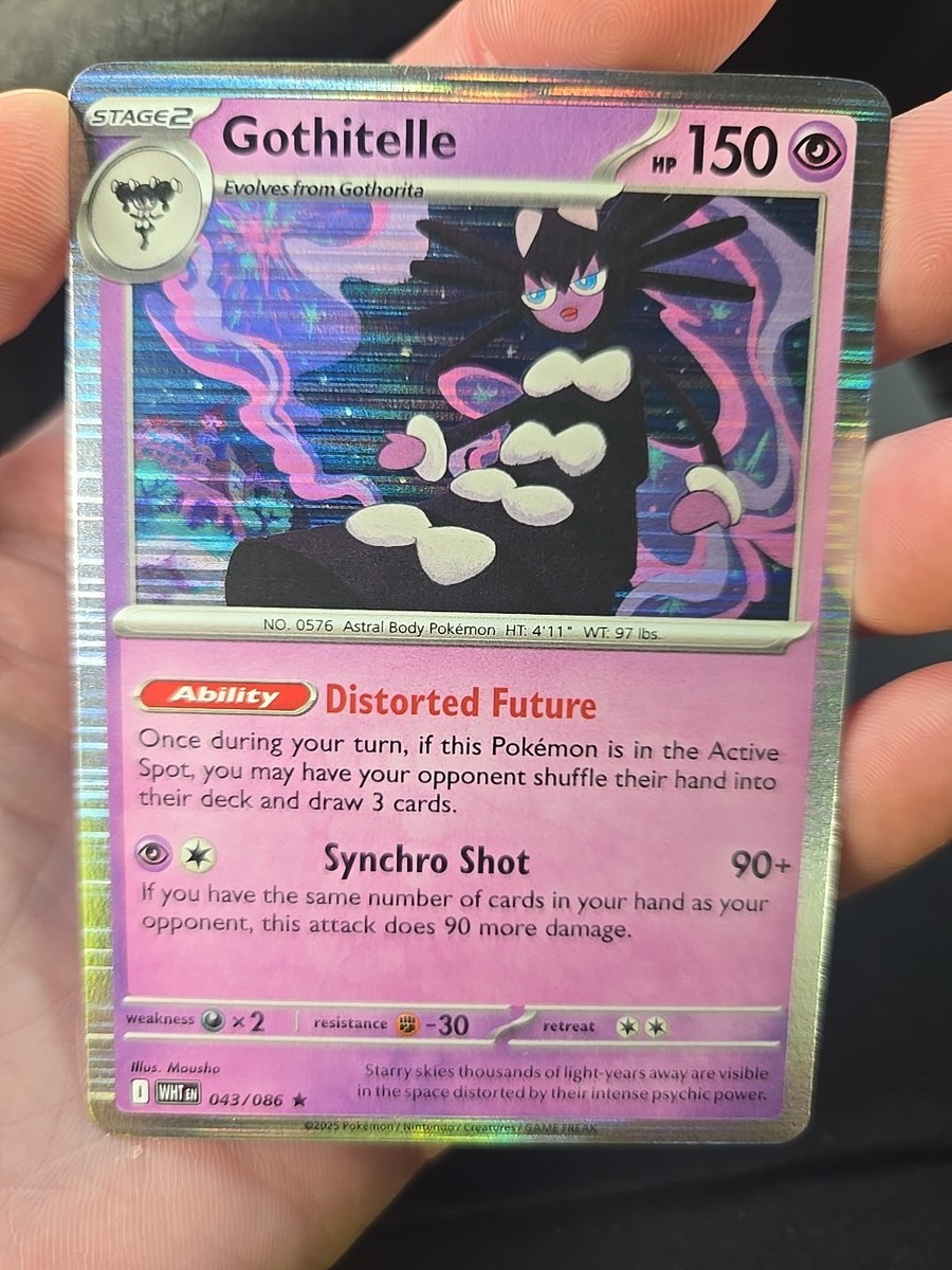 GOTHITELLE Holo 043/086 White Flare NM/M Pokemon TCG English