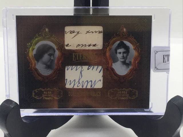 2024 Eternal Cuts Celebrities Dual History Relic Helen Keller Anne Sullivan /99