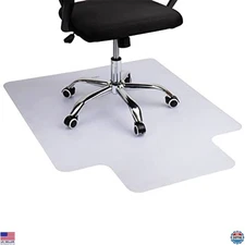 Mind Reader Office Chair Mat for Carpet, Chair Mat, PVC Premium High Quality