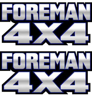 #ad #ad Foreman 4x4 Blue Gas Tank Graphic TRX 450 400 500 Sticker Decal $18.86