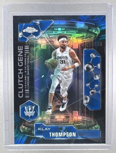2025 Topps Chrome Klay Thompson Refractors Blue (RAW)