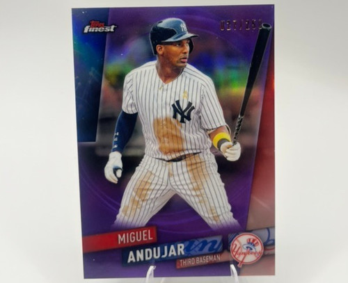Miguel Andujar #35 2019 Topps Finest card