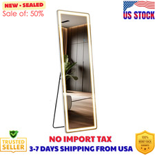 Full Length Mirror With Led Lights 16x60 Lighted Full Body Floor Mirror