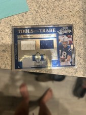 Peyton Manning, 2004 Authentic ￼Tools Of The Trade With Game Worn Jersey￼