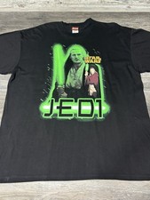 NWOT Vintage 90's 1999 Star Wars Episode 1 Qui Gon Jinn Darth Maul Shirt XL