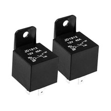2PCS JD1912 40AMP 12V Relay Automotive Relay,High-Power Water Dust Resistant 4