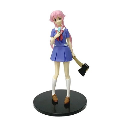 style 2 Future Diary Mirai Nikki Gasai Yuno Anime Uniform Dress Standing Posture