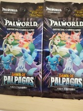 Palworld Official Card Game TCG Dawn of Palpagos Booster Pack x2 Anime Expo 2026