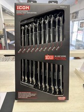 Icon WRDBM-10 10 Piece Metric Double Box Ratc...