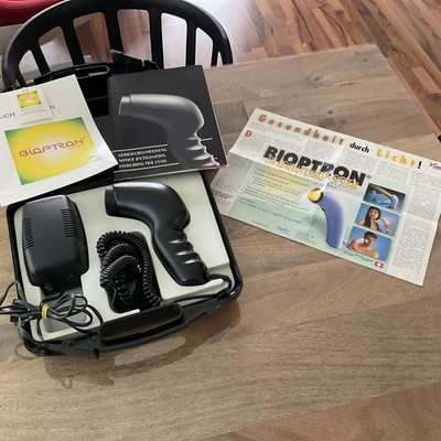 Bioptron Mit Koffer  Und Anleitung Zepter ORIGINAL Mit Neuem Leuchtmittel