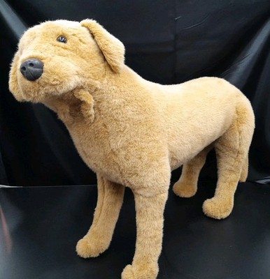 Melissa & Doug Jumbo yellow Lab Lifelike & Loveable Standing plush dog