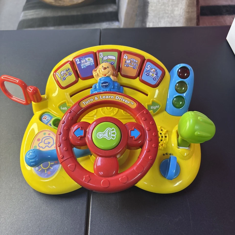VTech Turn and Learn Driver Children’s Toy - Yellow - Image 2 of 3