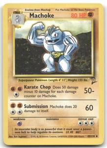 Machoke 49/130 Base Set 2 Uncommon