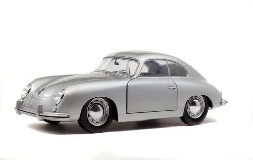 1953 PORSCHE 356 PRE-A SILVER 1/18 MODEL SOLIDO S1802802 RARE OUT OF PRODUCTION