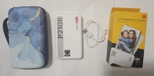 Kodak Mini 2 Retro 4Pass Portable Photo Printer 2.1x3.4in P210R - White + Extras