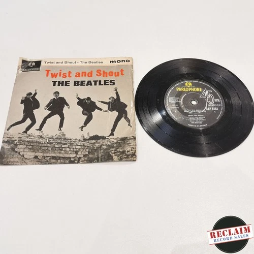 the beatles - twist and shout 7" vinyl record VG