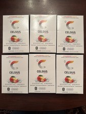 Celsius On-the-Go Energy Drink Powder Strawberry Mango 14 Sticks X 6 Boxes