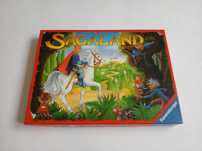 SAGALAND  Karton Brettspiel  Ravensburger 1994 Retro Klassik