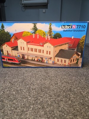 Kibri N Scale # 7710 Train Station Grunzbach Bahnhof Unbuilt Kit Factory Sealed 