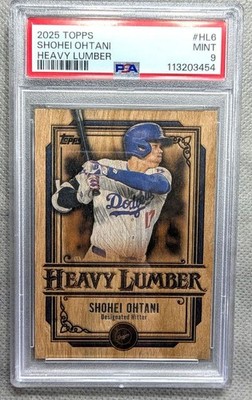 【PSA9】大谷翔平 2025 Topps Heavy Lumber #HL-6 2025 Topps Series 1 - Heavy Lumber Shohei Ohtani #HL-6 for sale