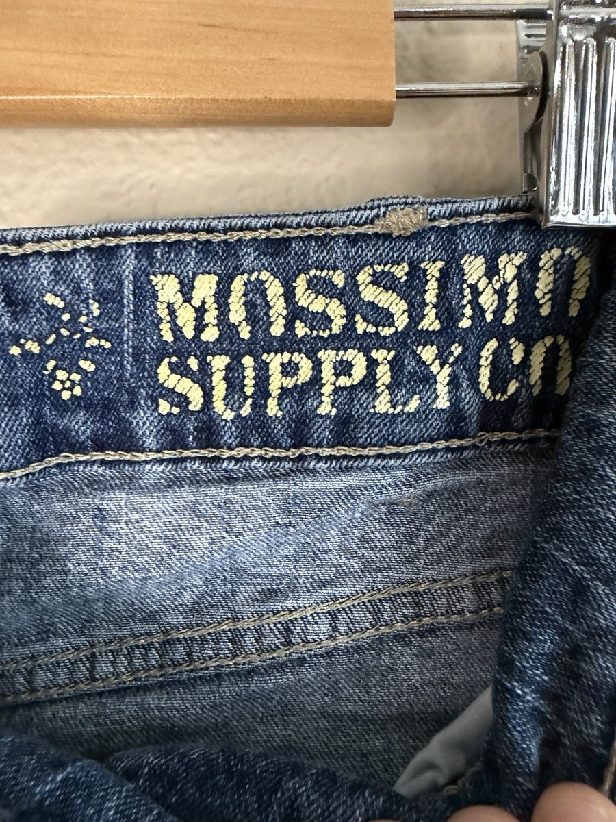 Mossimo SupplyCo Denim Shorts Size 5 Double Button Cuffed LowRise Y2K Style 2010 View 4