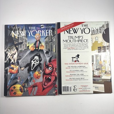 The New Yorker Magazine Year 2018 Set Of 2 Full Issues No Labels Art To Frame