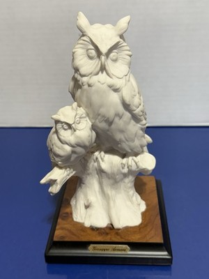 Giuseppe Armani Florence Sculture D arte All White Owls