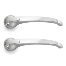 Inside Door Handle Chrome Pair 1940-1942 Special Deluxe