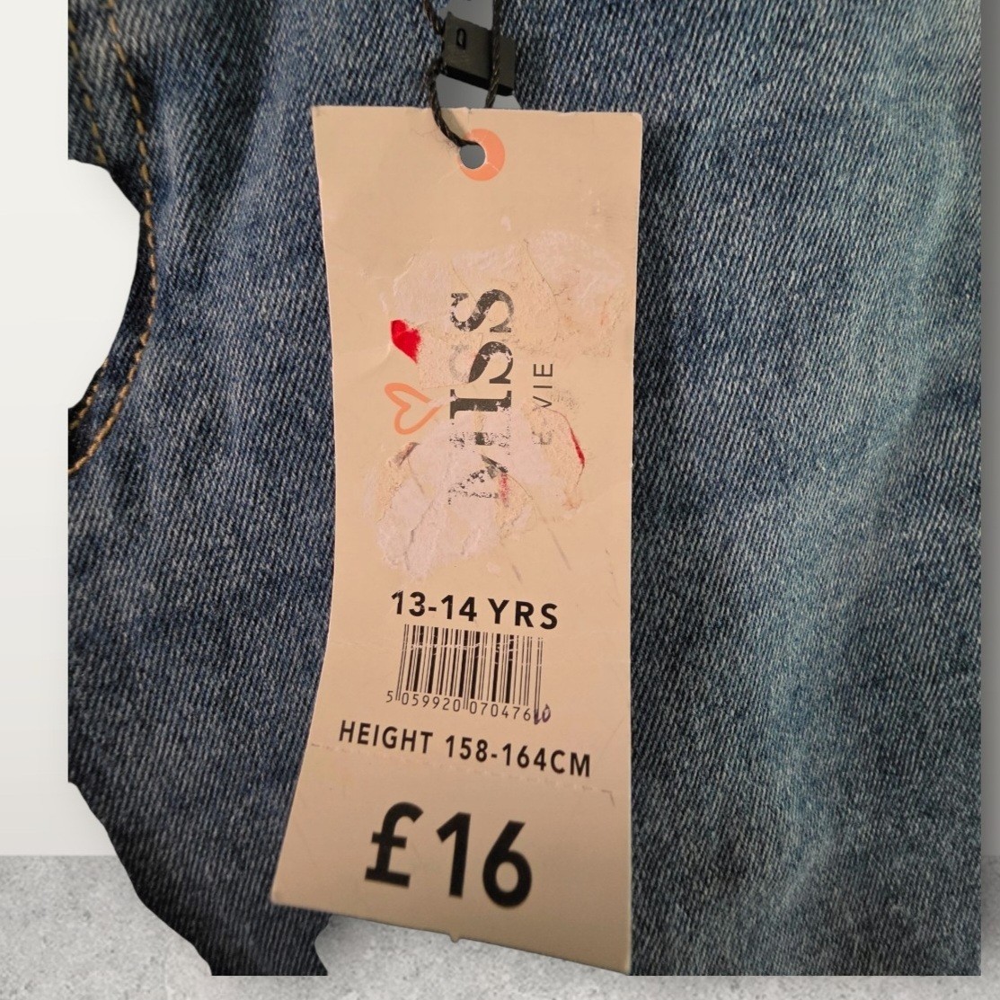 Miss E-vie Girls Jeans Age 13-14 Years image 3