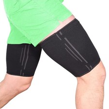 Thigh Compression Sleeve for Men  Women  Thigh Brace for Sciatica Pain Reli...