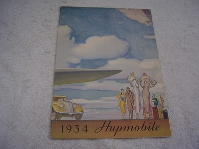 1934 HUPMOBILE    BROCHURE   ORIGINAL  FREE POSTAGE