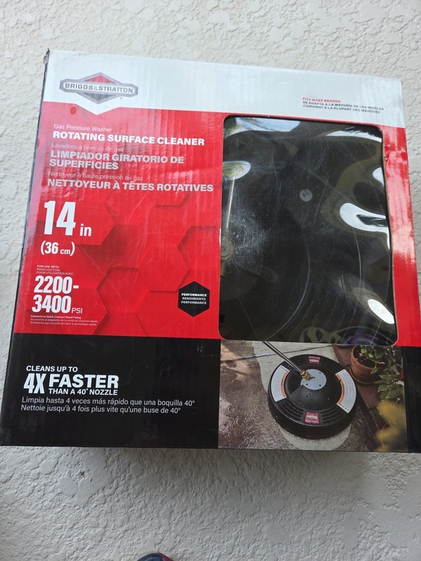 Briggs & Stratton 14 inch Rotating Surface Cleaner for Gas Pressure Washers