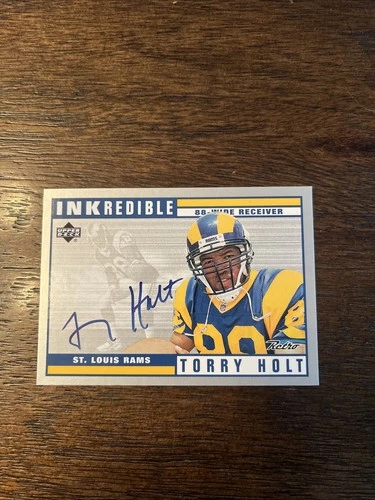 1999 Upper Deck Retro - Inkredible Torry Holt #TH (AU, RC) St. Louis Rams Auto