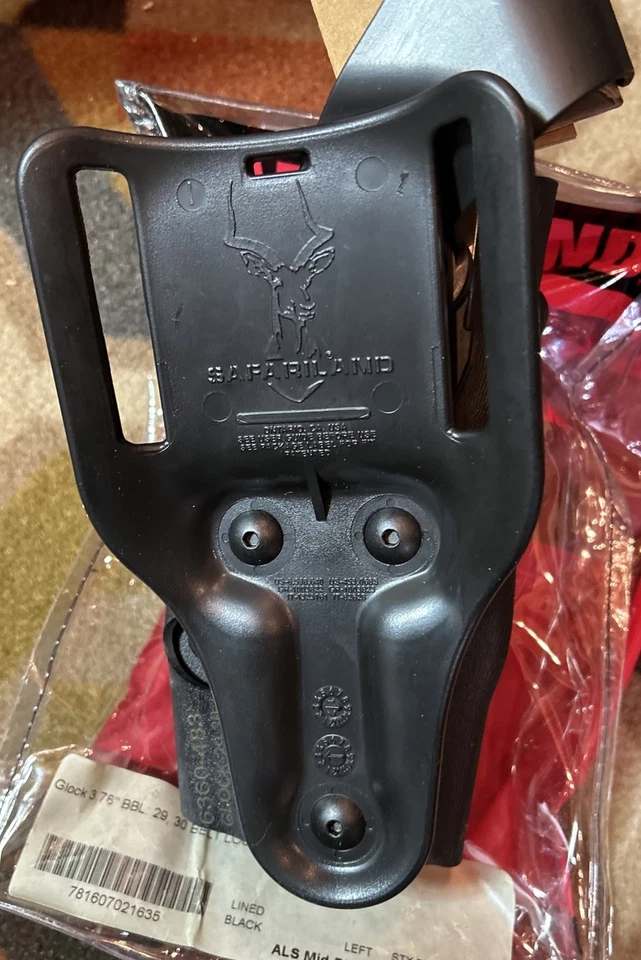 Safariland 6360-483 Glock 29/30 Lvl 3 ALS/SLS Duty Holster Basketweave LH - Image 4 of 4