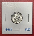 1941 S Mercury Silver Dime, Choice to Gem Uncirculated, FSB.