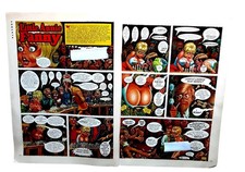 1973 Little Annie Fanny Cartoon Comic 2-Page Vintage Magazine Art
