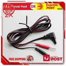 Replacement Electrode Wire Leads Cables for Tens Machine 2.0mm Pin - 2 Sets